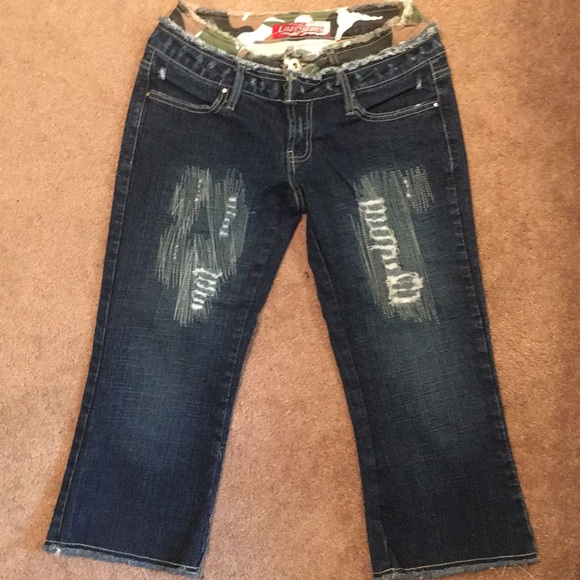 Lazer Jeans Capris size 7 - Picture 1 of 6